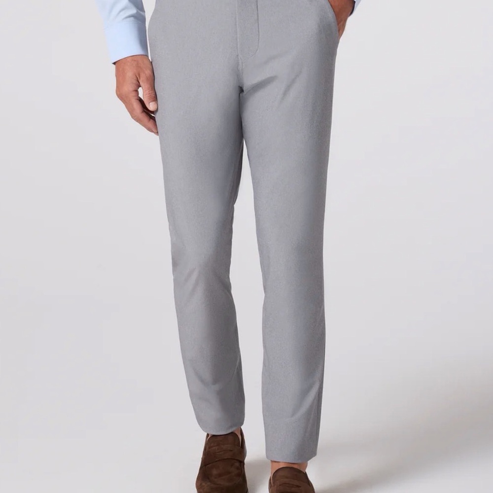 Mizzen+Main Light Gray Helmsman Chino Slim 34